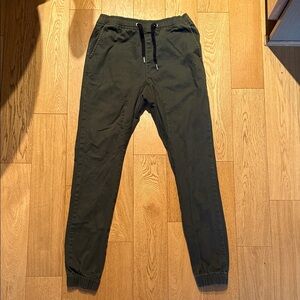ZANEROBE Sureshot Jogger – Dark Army Green – Size 30 – Like New